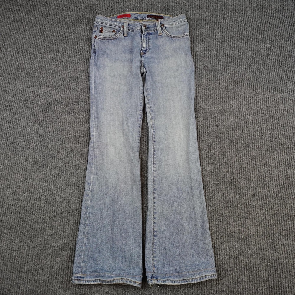 AG Adriano Goldschmied The Angel Jeans Womens 27R Light Blue Low Rise Bootcut